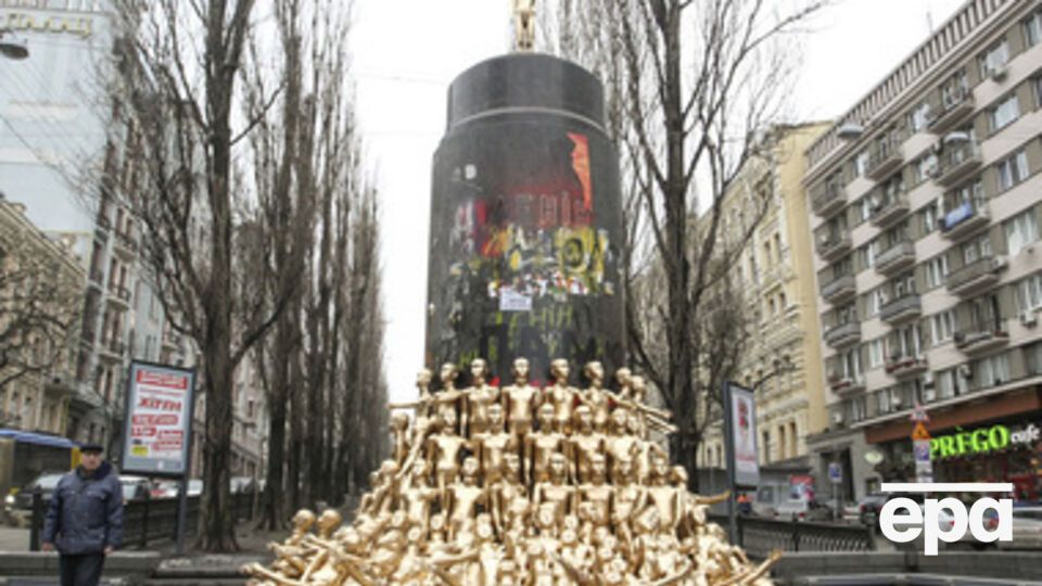 Киевского Ленина снесли во время евромайдана