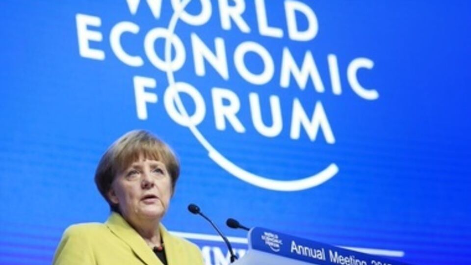 Ангела Меркель выступила на саммите в Давосе