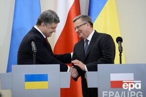 Коморовский солидарен с Украиной, но отправлять военных на Донбасс не собирается