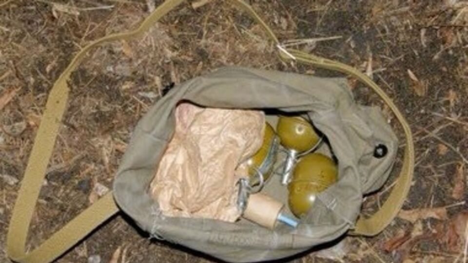 Найденные в тайнике боеприпасы