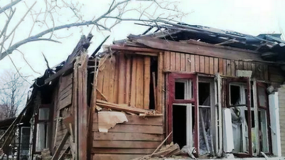 Некоторые жилые дома оказались разрушены