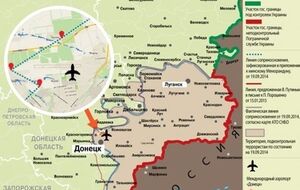 Линия разграничения согласно Минскому протоколу
