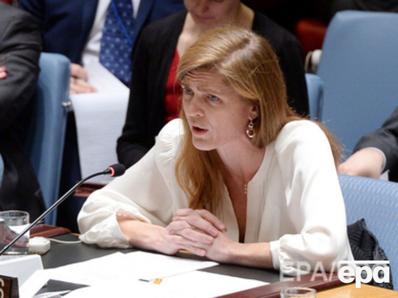 Саманта Пауэр считает, что есть связь между поставками оружия и активизацией боевых действий