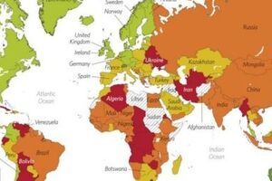 Украина находится в категории стран с "репрессивной экономикой"