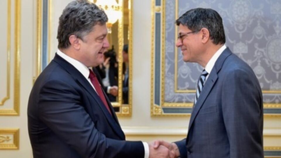 Петр Порошенко и Джейкоб Лью