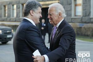 Порошенко обсудил с Байденом ситуацию на Донбассе и пути ее мирного урегулирования