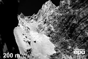 Rosetta исследовала пыль на поверхности кометы