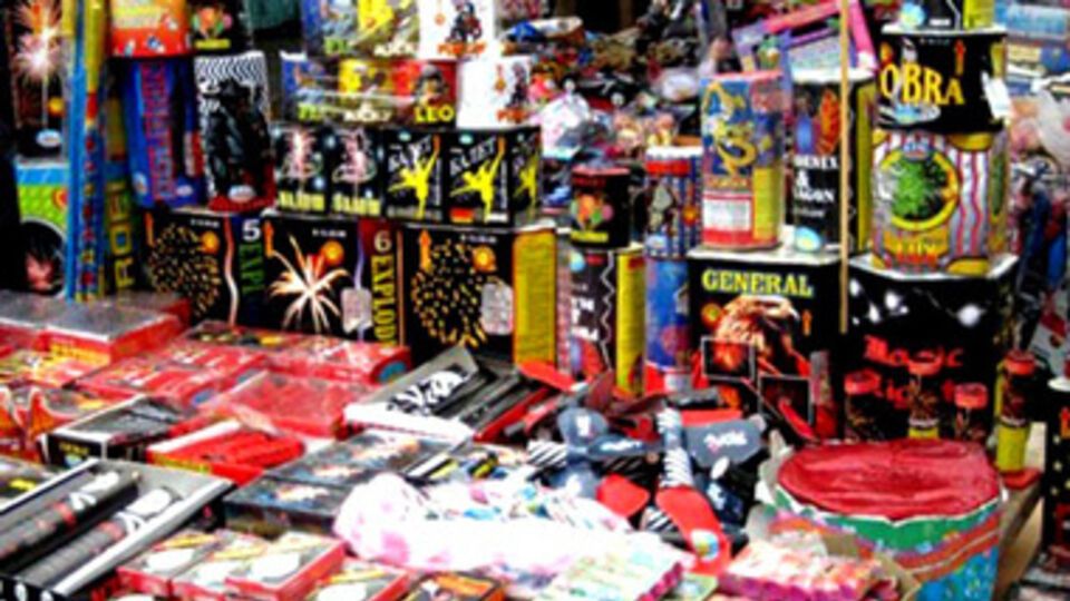 Милиция изъяла 6900 единиц пиротехнической продукции