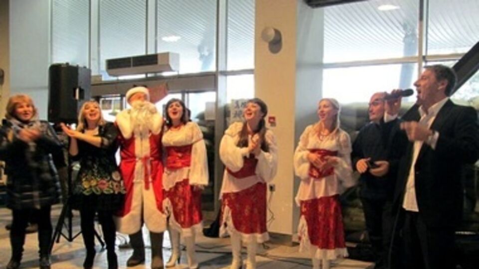 Военным устроили концерт