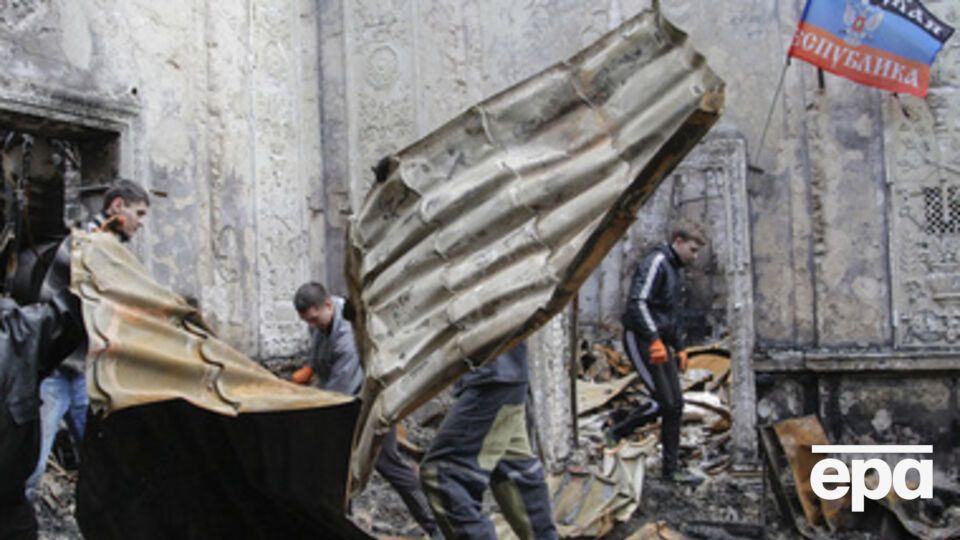 В Донецкой области боевики продолжают захватывать и грабить здания