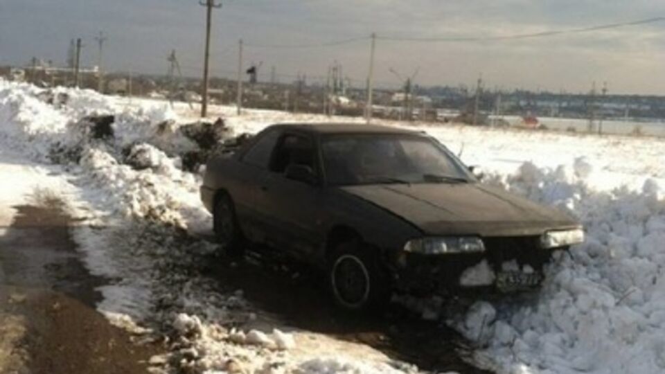 Один из ограбленных автомобилей