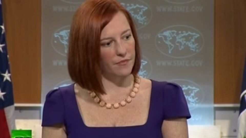Джен Псаки: Нет сомнений относительно роли России в эскалации насилия, которое вызывает страдания и смерть среди тех, кого она обязывалась защищать