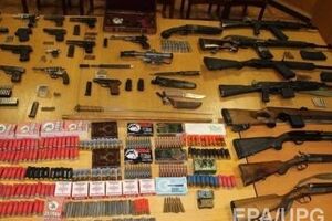У задержанных был целый арсенал оружия