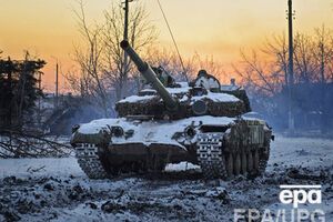 Танк боевиков был уничтожен из "Града"