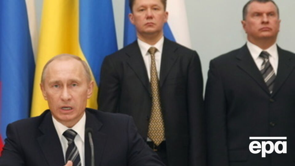 Владимир Путин, Алексей Миллер и Игорь Сечин