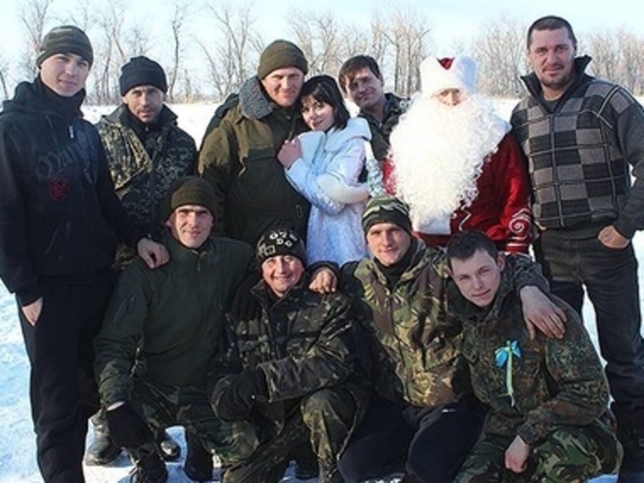 Украинских военных поздравили