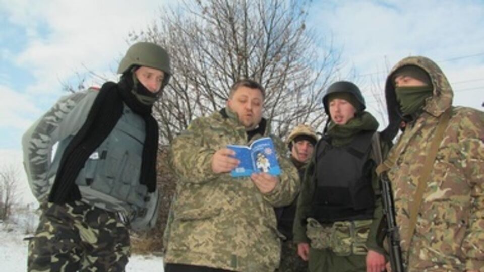В зоне АТО помолились перед Рождеством