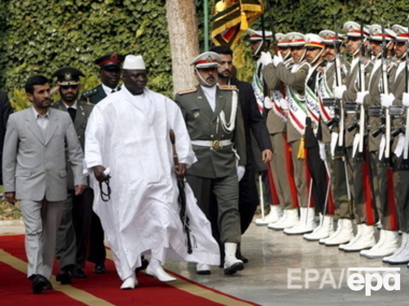 Президент Гамбии Яйя Джамме во время попытки переворота находился за границей