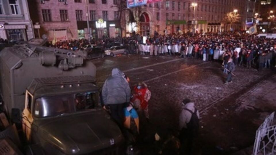 19 января 2014 года --- начало ожесточенных столкновений на Грушевского