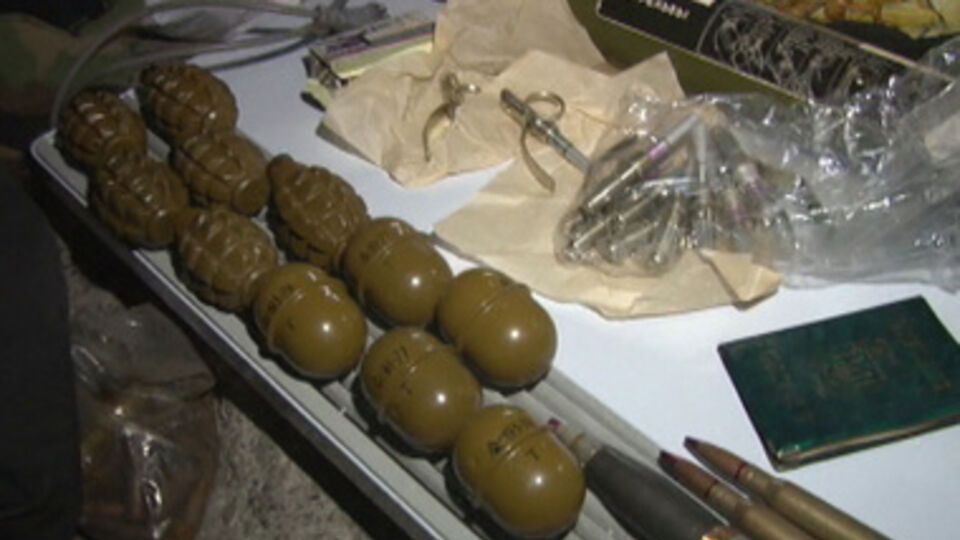 Военный вез боеприпасы домой