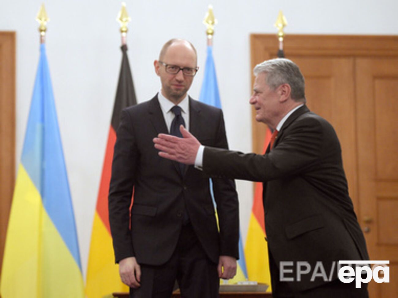 Арсений Яценюк с визитом в Берлине