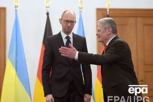 Арсений Яценюк с визитом в Берлине