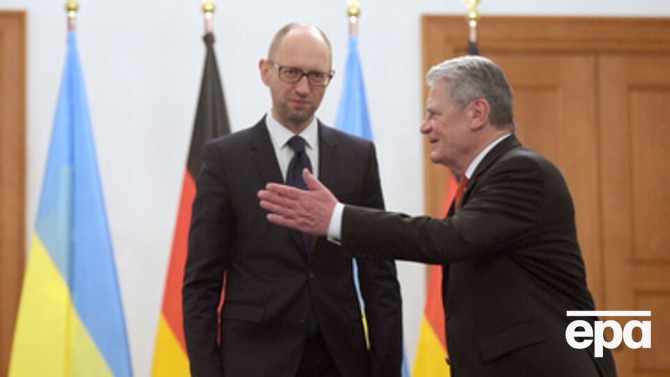 Арсений Яценюк с визитом в Берлине