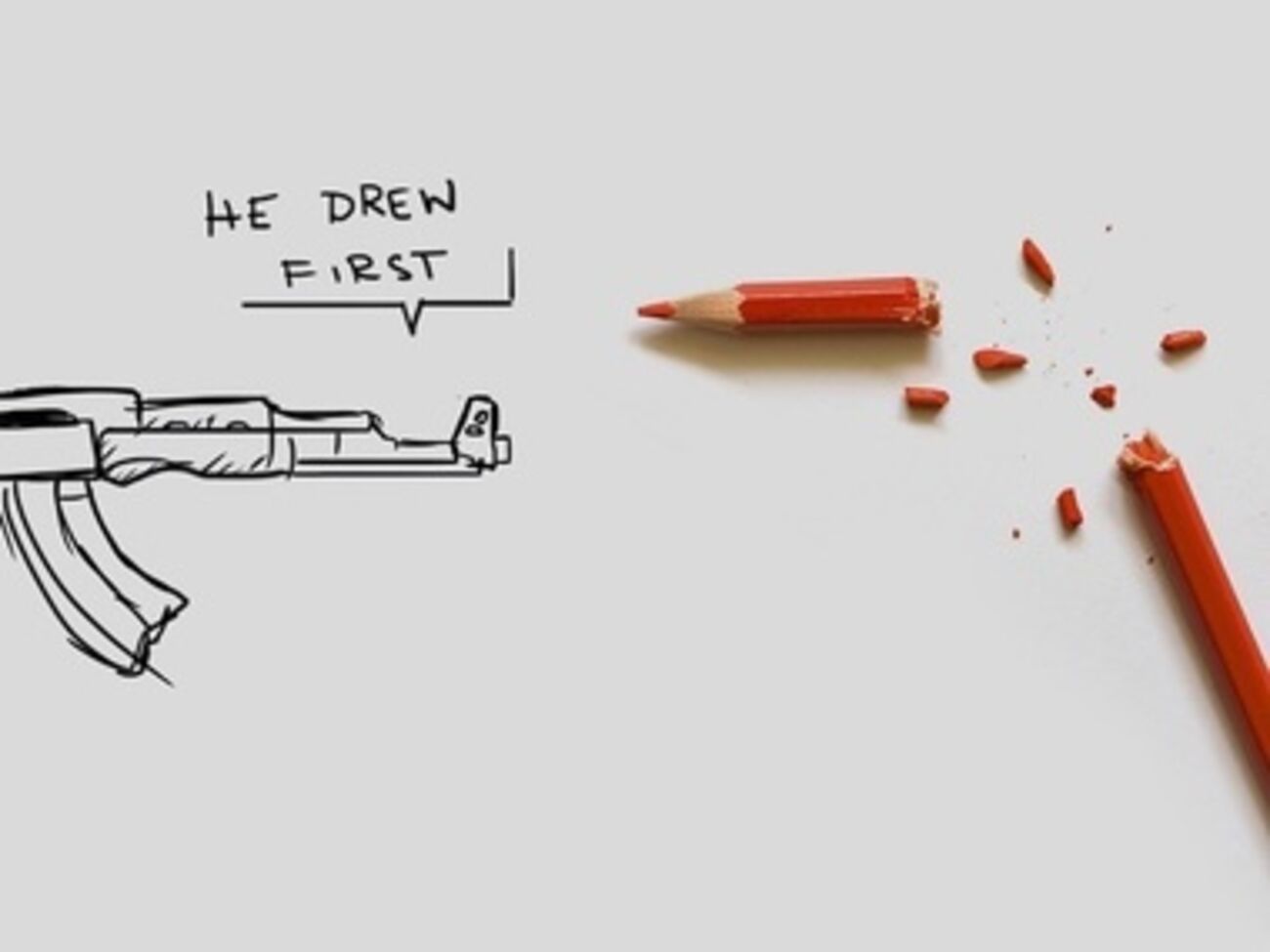 "Он нарисовал первым"