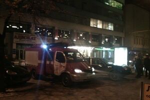 Пожар произошел вчера