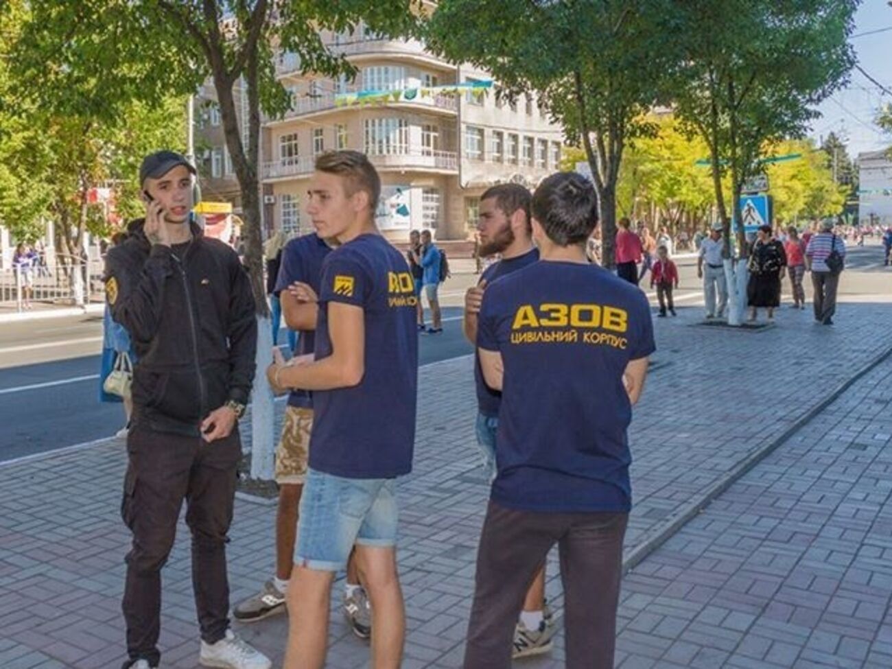 Активисты Гражданского корпуса "Азов" намерены поддерживать блокаду Крыма "сколько будет нужно"