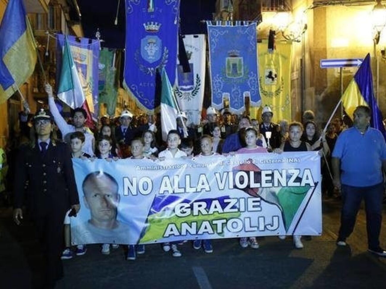 В честь погибшего украинца в сентябре в Италии прошло траурное шествие