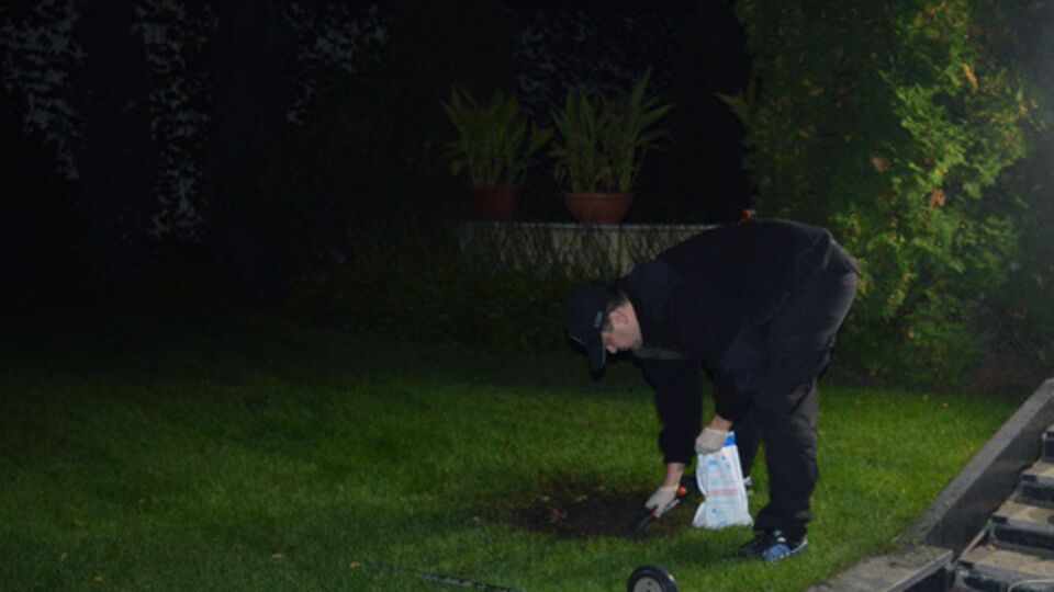 Последствия взрыва у дома Кивалова