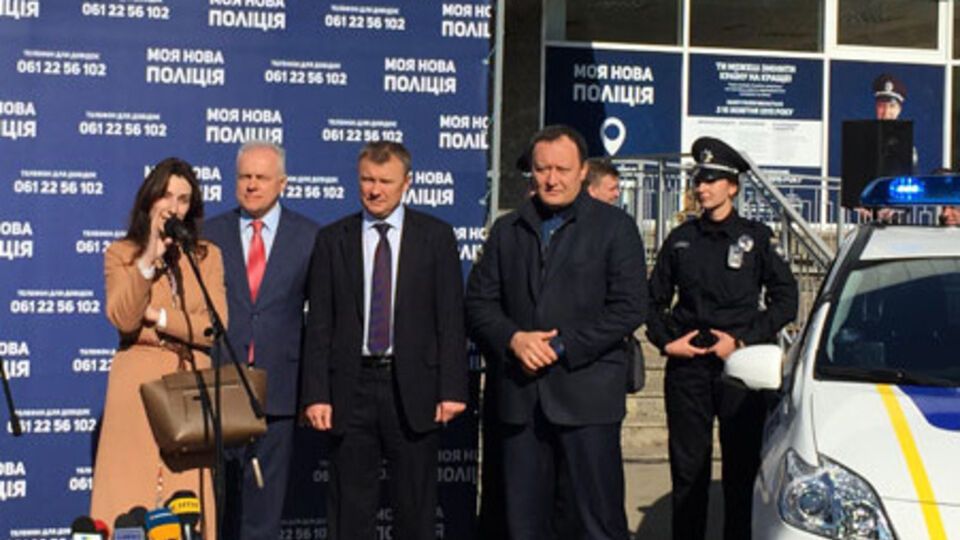 О наборе в полицию Запорожья объявила замминистра МВД Згуладзе