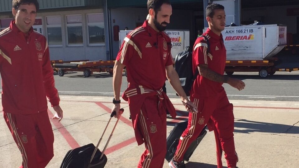 Испанцы вылетели в Киев