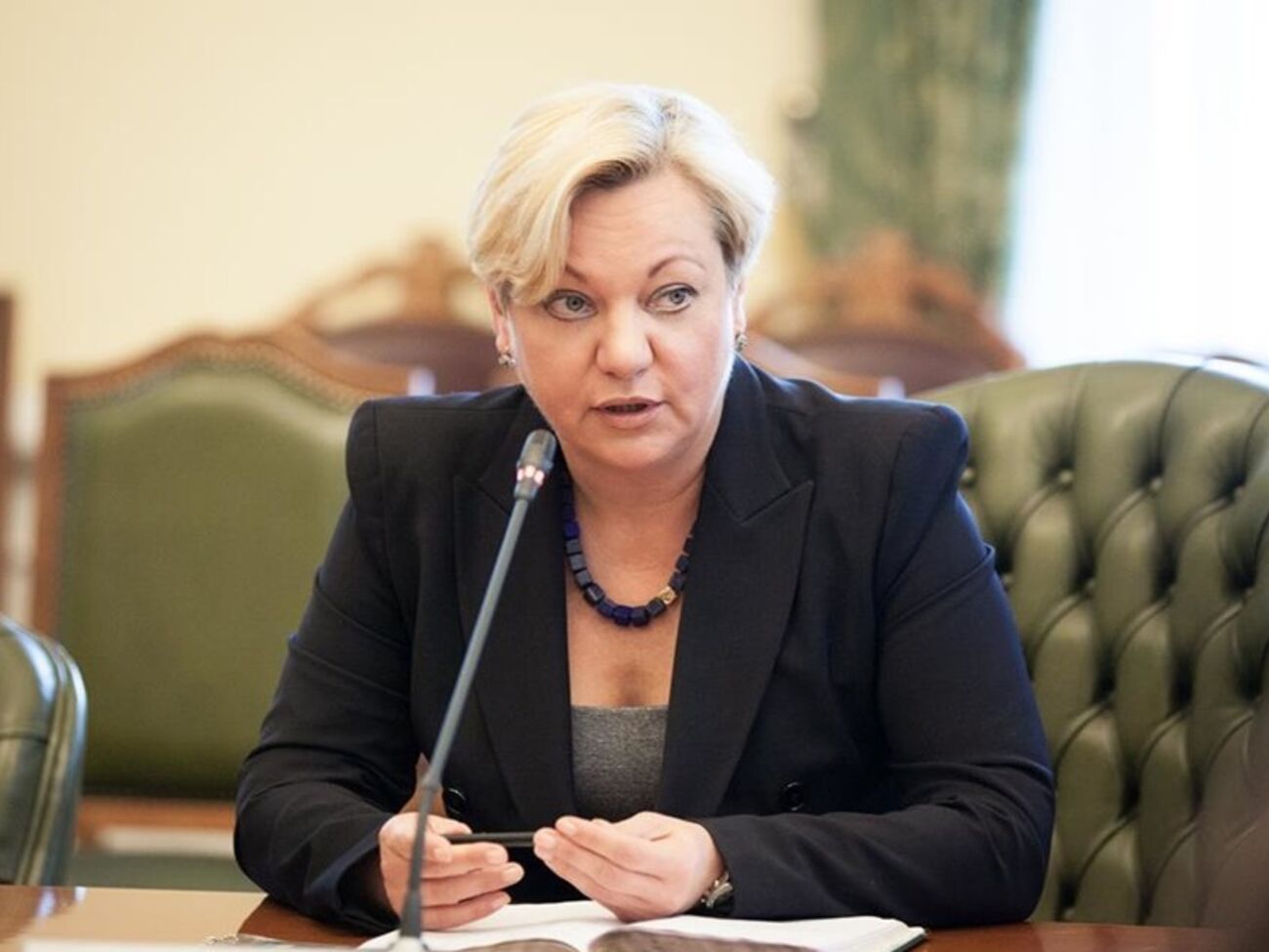 Гонтарева:&nbsp;У нас нет задачи удерживать курс. Наша задача &ndash;&nbsp;это ценовая стабильность. Более того, мы даже не ставим никаких коридоров