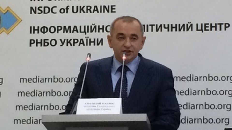 Матиос: Начата и проводится тотальная инвентаризация Центральной базы вещественного имущества Нацгвардии