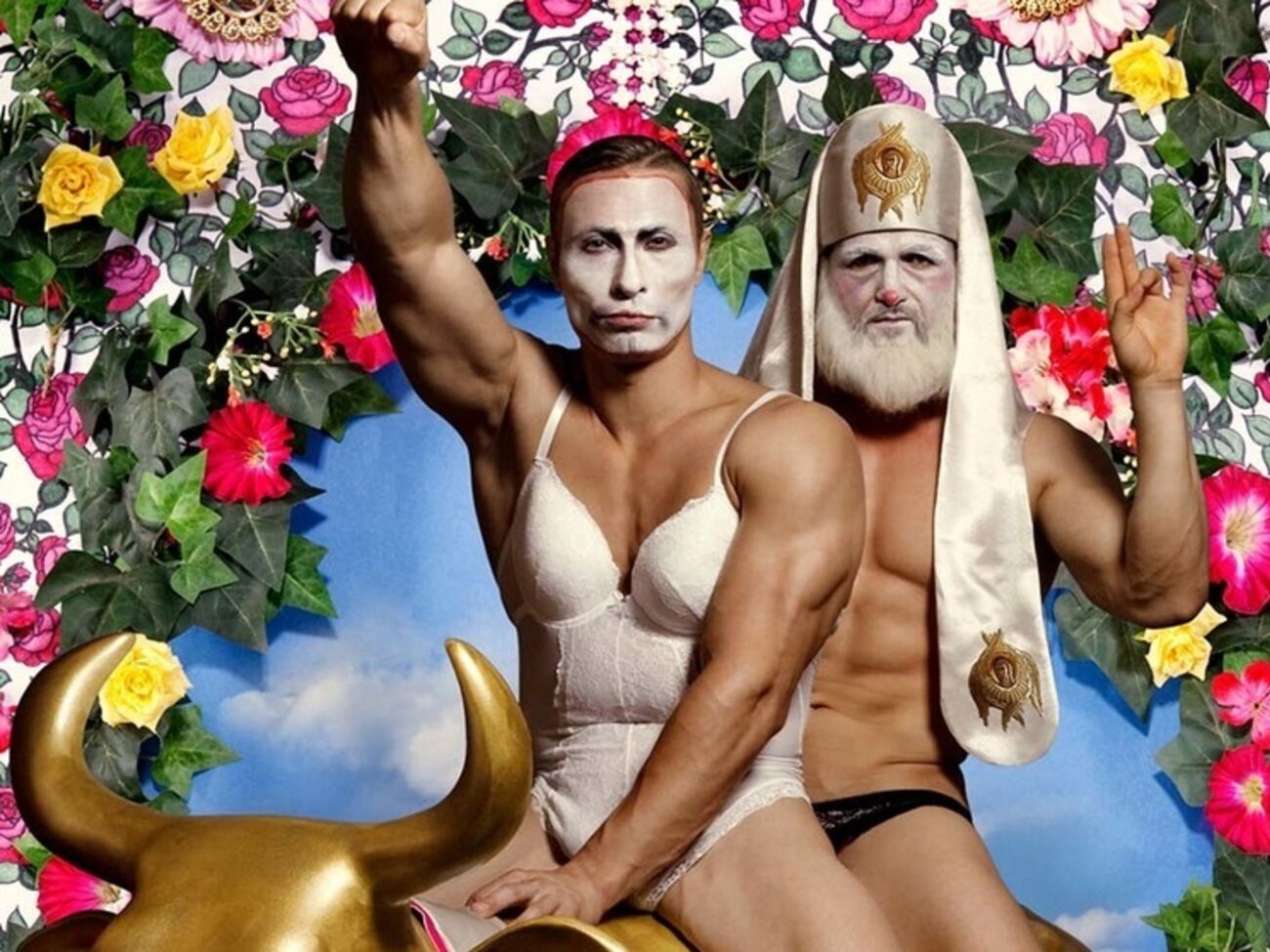 Героями календаря, в частности, стали президент РФ Владимир Путин и патриарх Кирилл