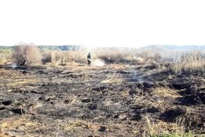 В разных местах Киевской области горят торфяники