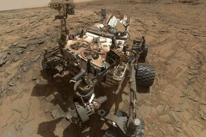Curiosity сделал селфи