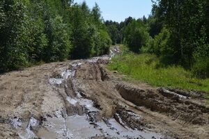 Областные власти планируют отремонтировать дорогу через два года