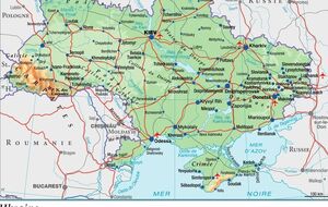 На карте издательства Larousse полуостров Крым снова стал украинским