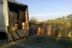 СБУ задержала девять большегрузных автомобилей, которые использовались для транспортировки контрабанды