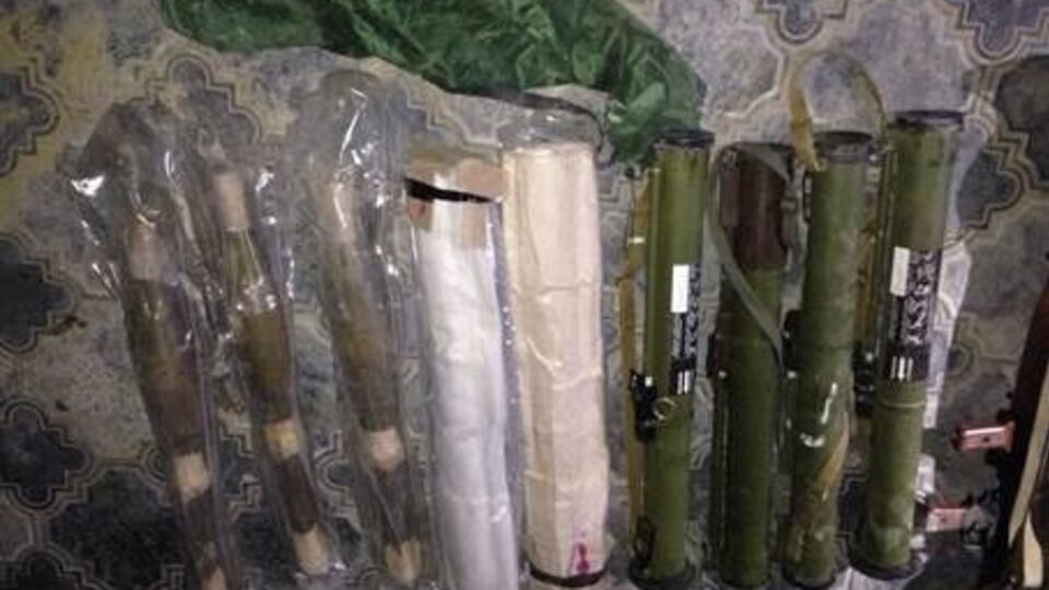 В одном из тайников были найдены гранатометы