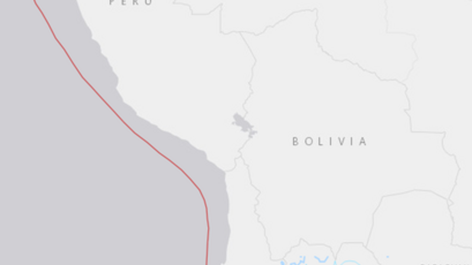 В Аргентине произошло землетрясение магнитудой 5,9