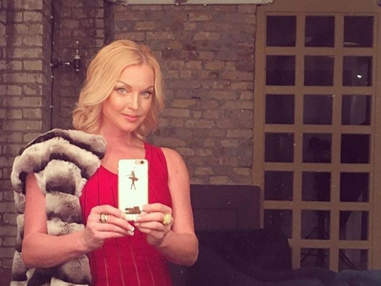 Волочкова расслаблялась после работы