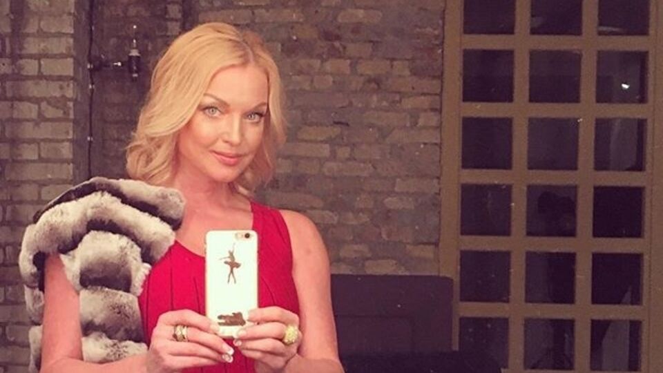 Волочкова расслаблялась после работы