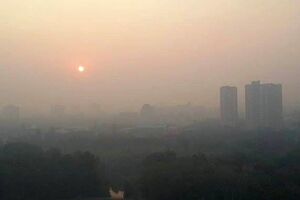 В утренние часы в киевском воздухе концентрация вредных веществ превышает допустимые нормы