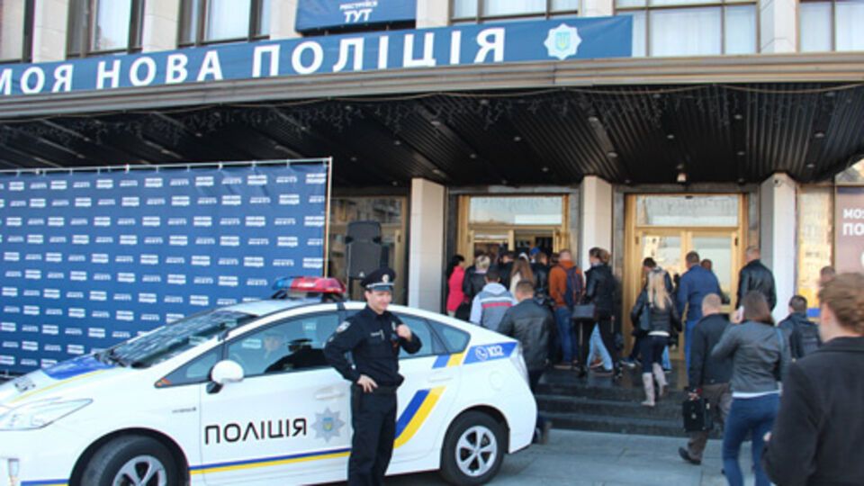 В Житомире стартовал набор в патрульную полицию. Фоторепортаж