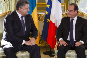 Президенты Украины и Франции обсудили ситуацию на оккупированных территориях и скоординировали свои позиции перед началом переговоров в нормандском формате
