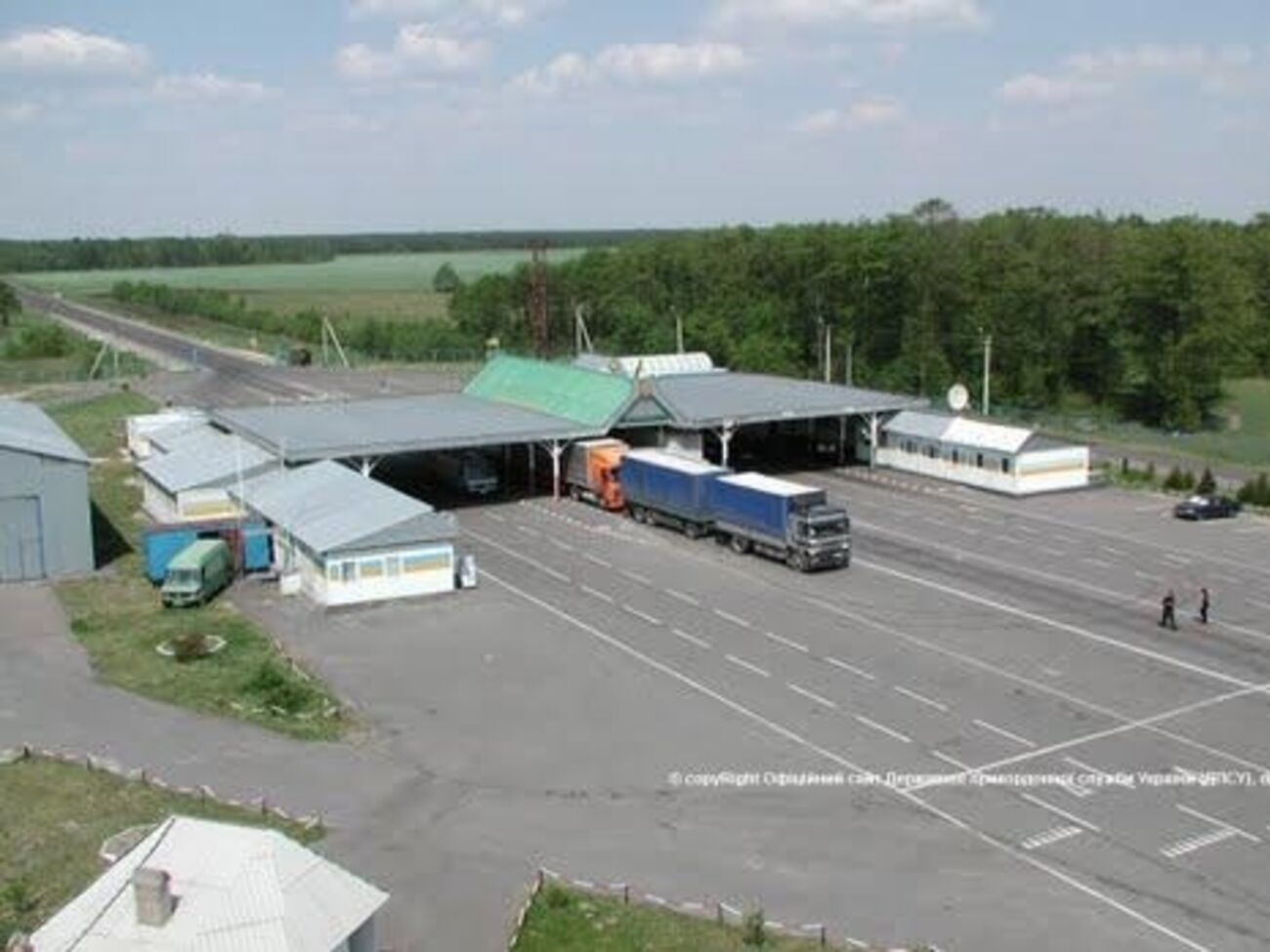 В пункт пропуска Доманово на украинской-белорусской границе женщина прибыла пешком